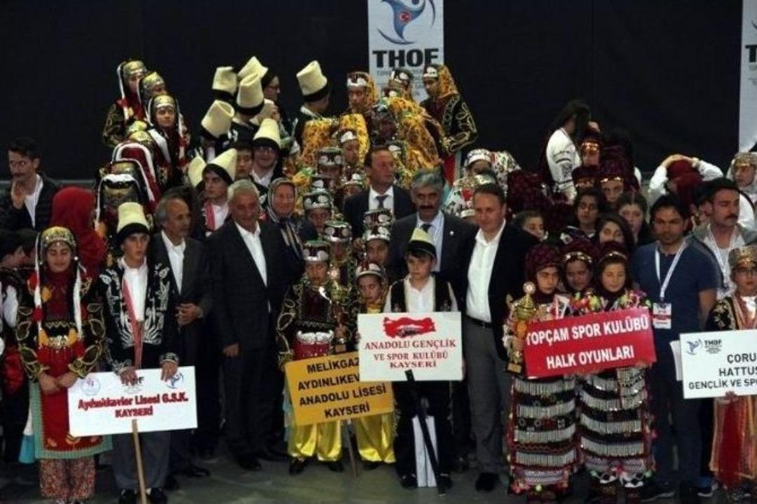 İncesu&rsquo;da Halk Oyunları Yarışmaları Yapıldı