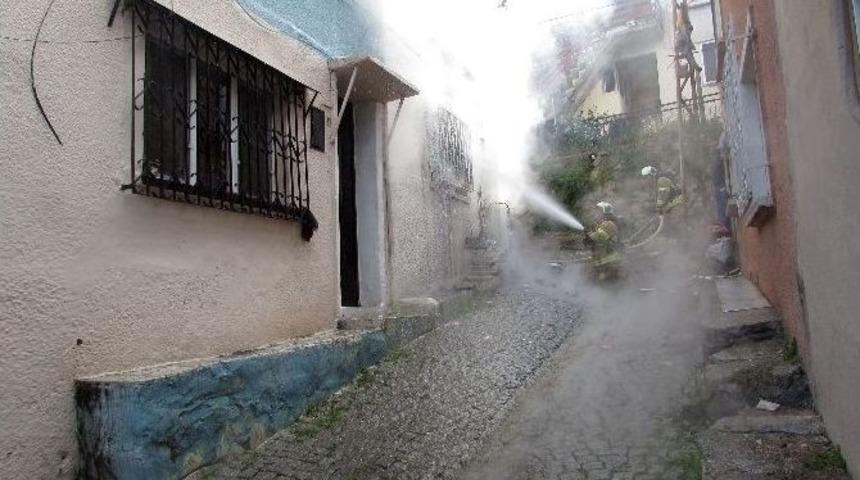 Ayvalık&rsquo;ta Korkutan Yangın