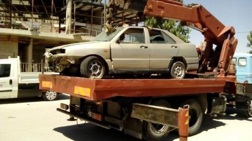 Sel&ccedil;uklu&rsquo;da Hurda Ara&ccedil;lar Tehlike Olmaktan &Ccedil;ıkıyor