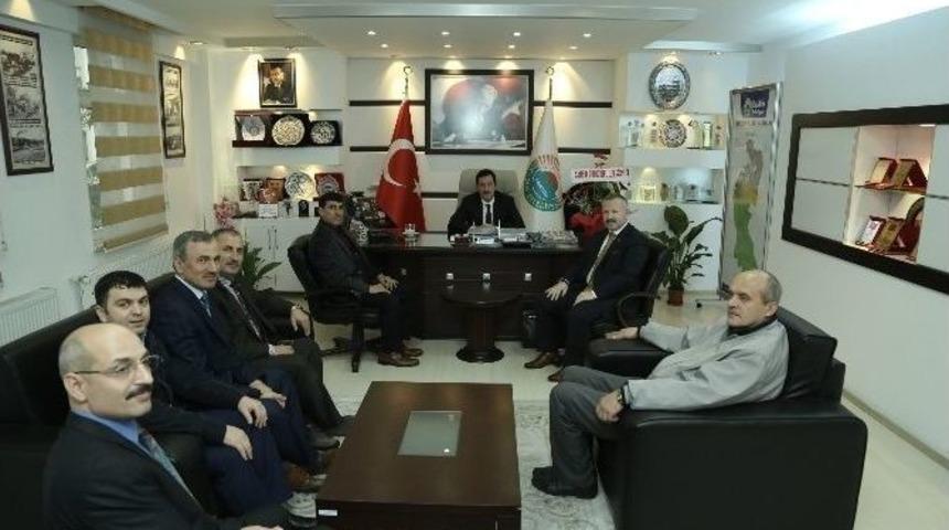 Din G&ouml;revlilerinden Başkan Tok&rsquo;a Ziyaret