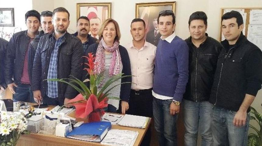 112 Ambulans Şof&ouml;rleri Ak Parti&rsquo;li Demiralp&rsquo;i Ziyaret Etti