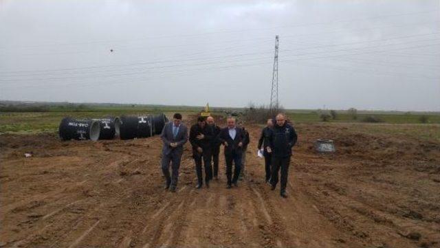 Karaağa&ccedil; Kanalizasyon Kollekt&ouml;r Hattı İnşaat &Ccedil;alışmaları 1