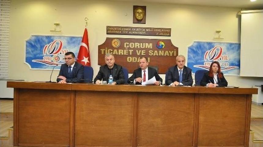 &Ccedil;orum Tso Meslek Komite Toplantısı