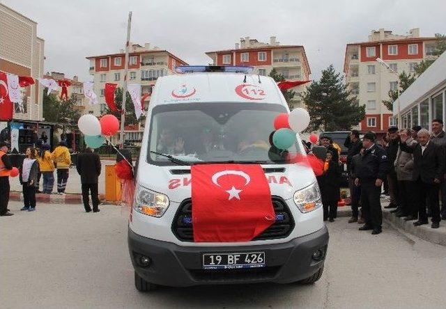 &Ccedil;orum&rsquo;da Ambulans Dağıtım T&ouml;reni 1