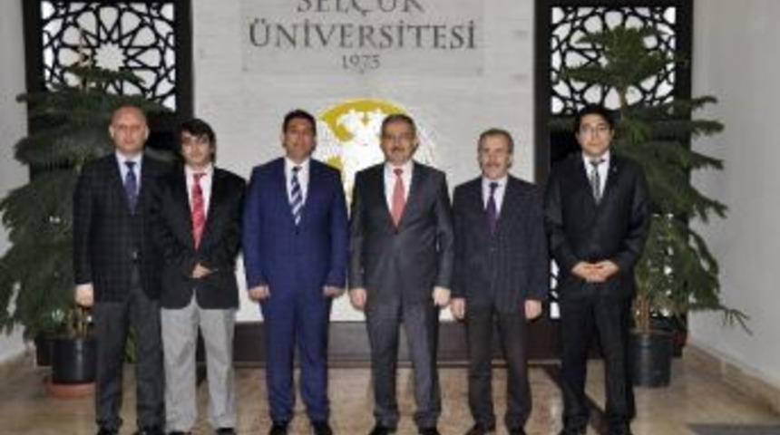 Mmo Konya Şubesinden Rekt&ouml;r Şahin&rsquo;e Ziyaret