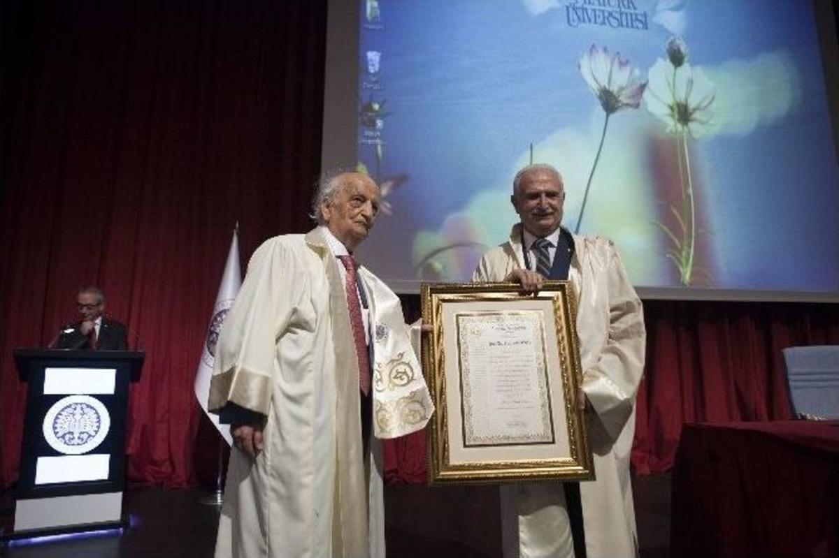 Prof. Dr. Fuat Sezgin Fahri Doktora Diploma T&ouml;reni