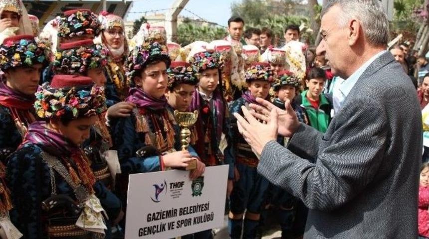 Gaziemir Belediyesi Halk Danslarından Bir Başarı Daha
