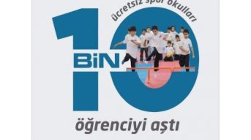 &Uuml;cretsiz Spor Okulları 10 Bin &Ccedil;ocuğa Ulaştı