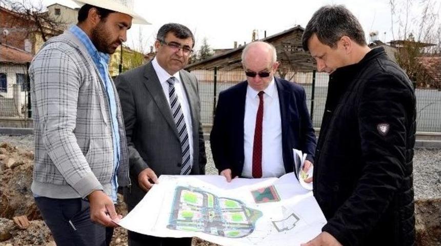 &Ccedil;ocuk Trafik Eğitim Parkında &Ccedil;alışmalar Devam Ediyor