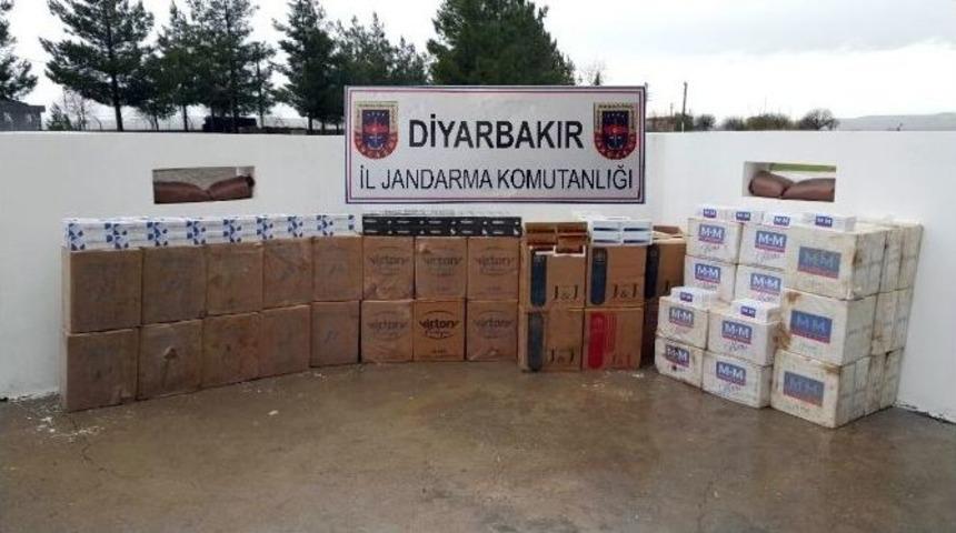 Diyarbakır&rsquo;da 63 Bin 360 Paket Ka&ccedil;ak Sigara Ele Ge&ccedil;irildi
