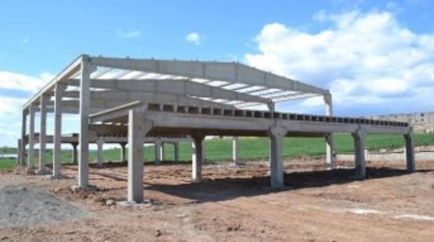 Modern Mezbaha Binasının İnşaat &Ccedil;alışmaları S&uuml;r&uuml;yor