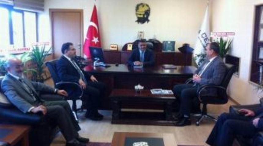 Ak Parti İl Başkanı Şahin&rsquo;den, &Ccedil;edaş İl M&uuml;d&uuml;r&uuml; Akboğa&rsquo;ya Ziyaret