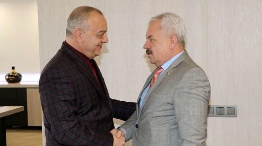 Erbil&rsquo;den Başkan Erg&uuml;n&rsquo;e Ziyaret