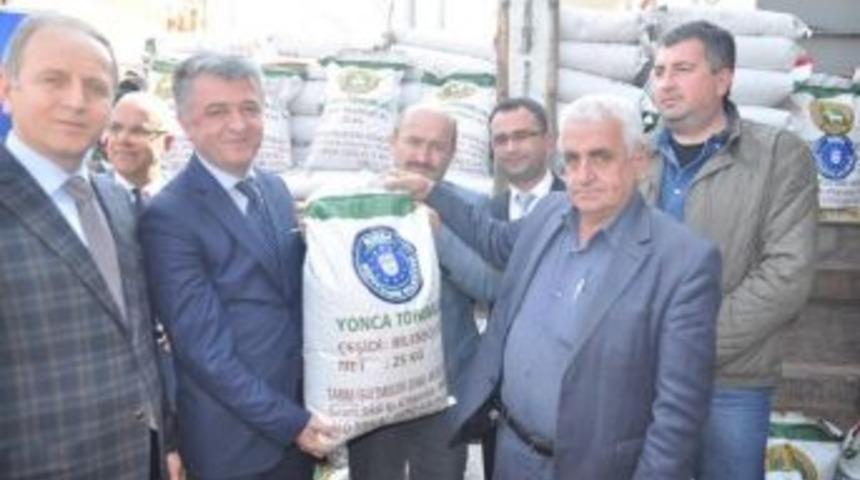 B&uuml;y&uuml;kşehir&rsquo;den Karacabeyli &Ccedil;ift&ccedil;ilere Destek