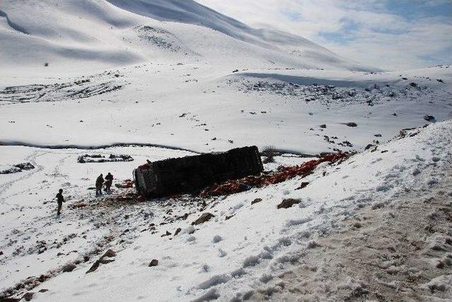 Kömür Yüklü Tır Takla Attı: 1 Ölü