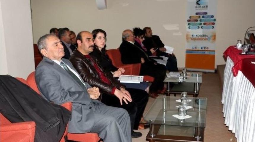 İmalat&ccedil;ı Kobilere Destek Semineri Verildi