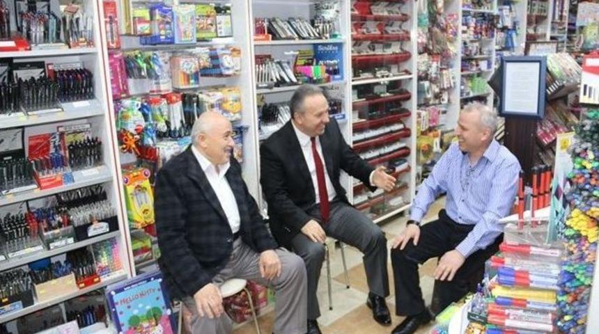 Vali Ali Fidan Esnaf Ziyareti Yaptı