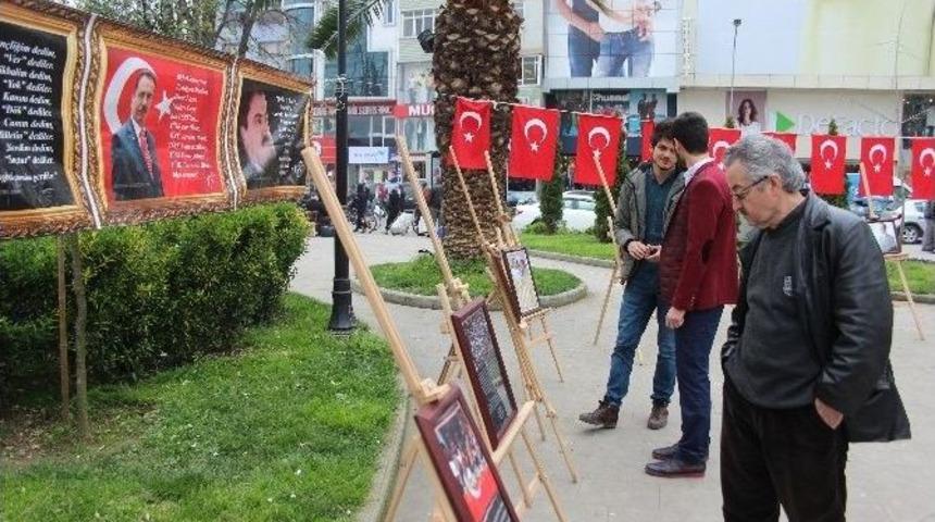 Alperenlerden &lsquo;muhsin Yazıcıoğlu&rsquo; Sergisi