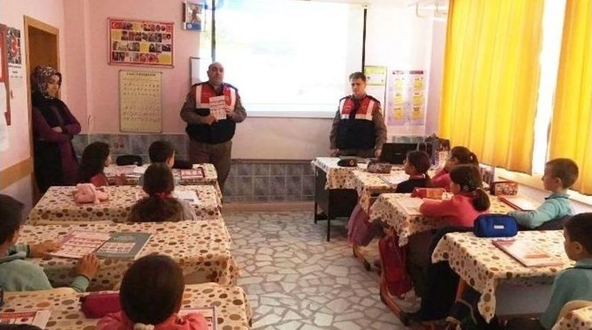 Saray Jandarmadan &Ouml;ğrencilere Trafik Eğitimi