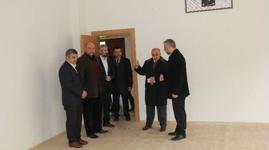 Hayriye Ulubaş Kur&rsquo;an Kursu İnşaatına Ziyaret