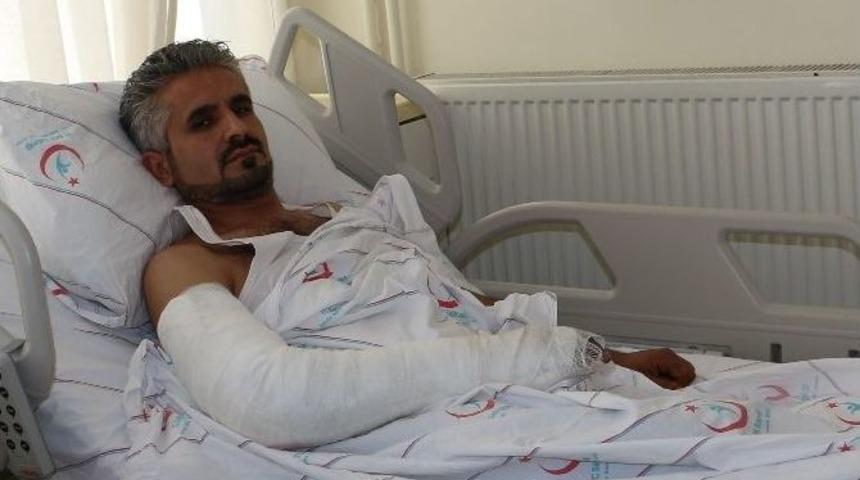 D&uuml;zeltmeye &Ccedil;alıştığı Fren Balatası Koluna Saplandı