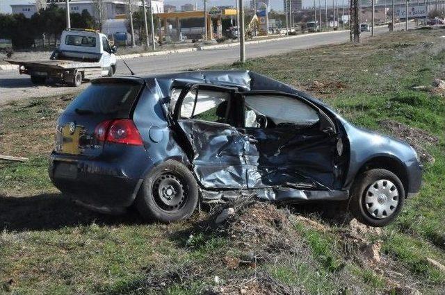 Uşak’ta Trafik Kazası; 5 Yaralı