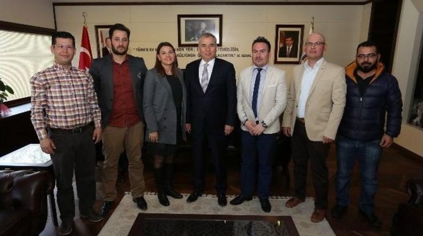 Jeofizik M&uuml;hendisleri Odası&rsquo;ndan Başkan Zolan&rsquo;a Ziyaret