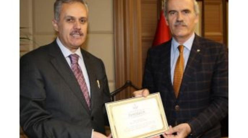 Altepe&rsquo;ye Teşekk&uuml;r Belgesi