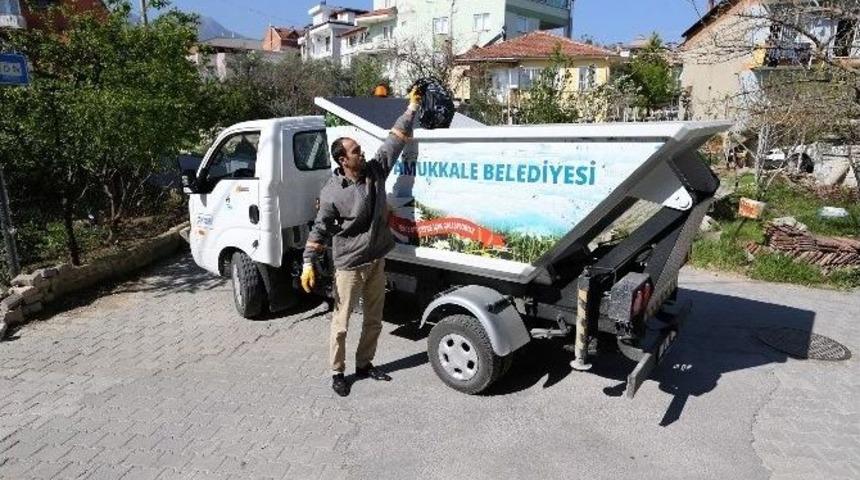 Pamukkale&rsquo;de &Ccedil;&ouml;p Taksi D&ouml;nemi