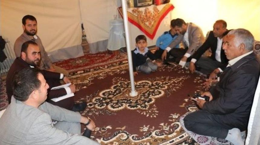 G&ouml;&ccedil; Komisyonu Ak&ccedil;akale &Ccedil;adırkenti Ziyaret Etti