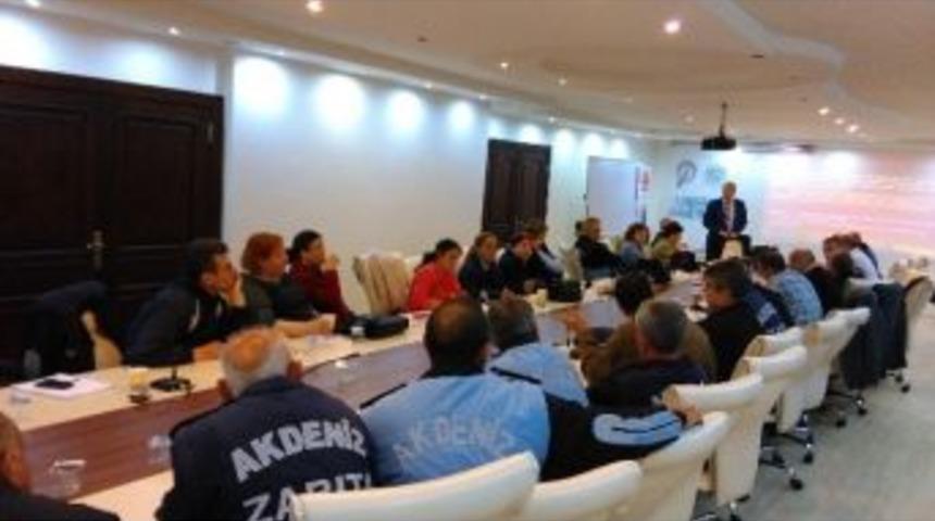 Akdeniz Zabıtasına Eğitim Verildi