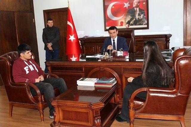 Ygs Başarılarını Kaymakam İle Paylaştılar 1