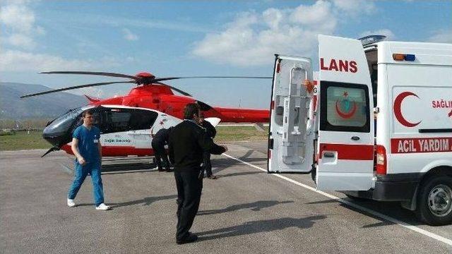 Ambulans Helikopter Aydın İçin Havalandı