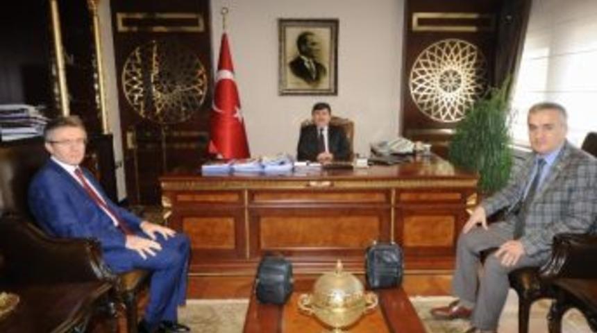 Elektrik M&uuml;hendisleri Odası Şube Başkanı Karal&rsquo;dan Vali &Ouml;z&rsquo;e Ziyaret