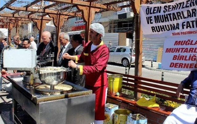 Muhtarlar Birliğinden Şehitler İçin Lokma