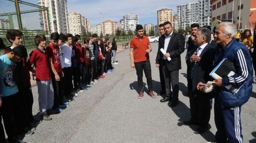 Başkan B&uuml;y&uuml;kkılı&ccedil; Ve Ekibinin Mustafa Eraslan Anadolu Lisesi Ziyareti