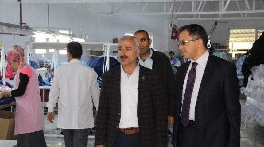 Kaymakam Sağ&rsquo;dan, Tekstil Ziyareti