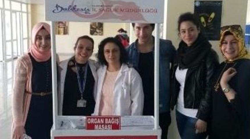 Ba&uuml;n&rsquo;de Organ Bağış Standı A&ccedil;ıldı
