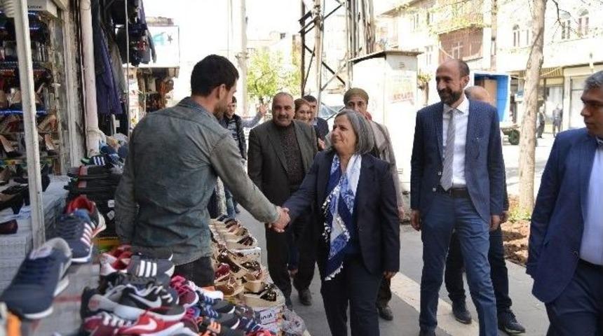 Kışanak, Sur Esnafını Ziyaret Etti