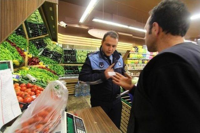 Bayburt Belediyesi Zabıta Ekipleri Denetimde