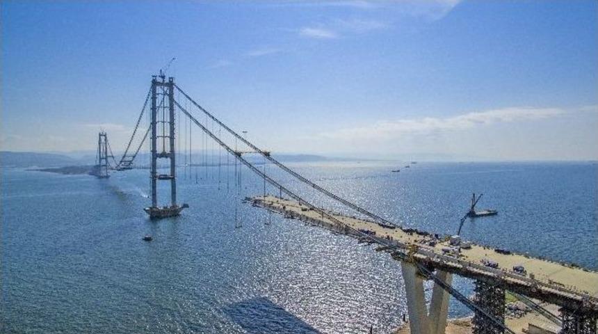 K&ouml;rfez Ge&ccedil;iş K&ouml;pr&uuml;s&uuml; Havadan G&ouml;r&uuml;nt&uuml;lendi