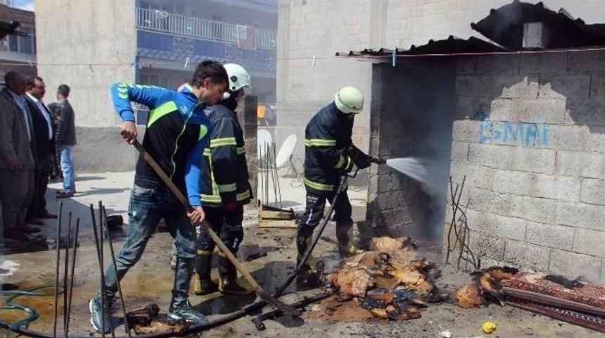 S&ouml;nd&uuml;r&uuml;lmeyen Sac Yangına Neden Oldu