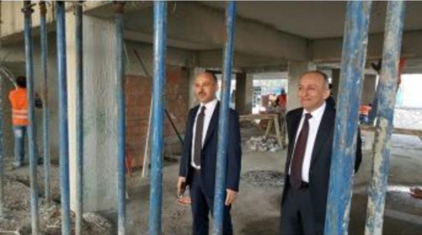 Milli Eğitim Ve Halk Eğitim Binası İnşaatı S&uuml;r&uuml;yor