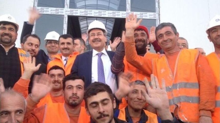 G&ouml;k&ccedil;ek, Osmanlı Halk Pazarı&rsquo;nın İnşaatını İnceledi