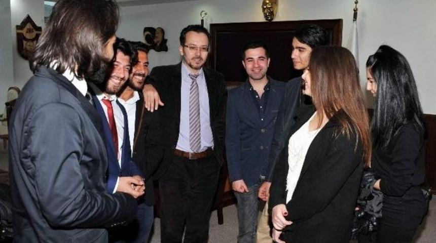 Ad&uuml; İşletme Topluluğu, Rekt&ouml;r Cavit Bircan&rsquo;ı Ziyaret Etti