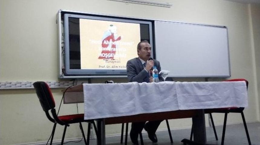 Sivas’ta Ahmed Yesevi Konferansı Yapıldı