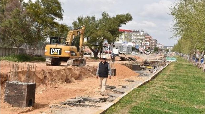 Demirel Bulvarı&rsquo;nda Drenaj &Ccedil;alışmaları Başladı