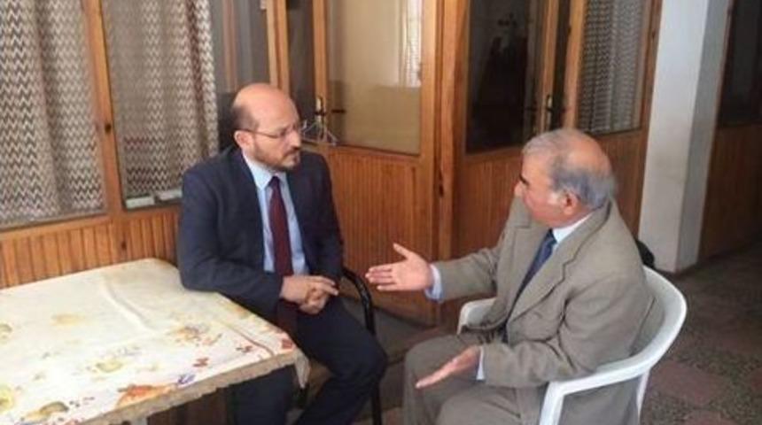 Başkan &Ouml;zcan&rsquo;dan Acılı Babaya Ziyaret