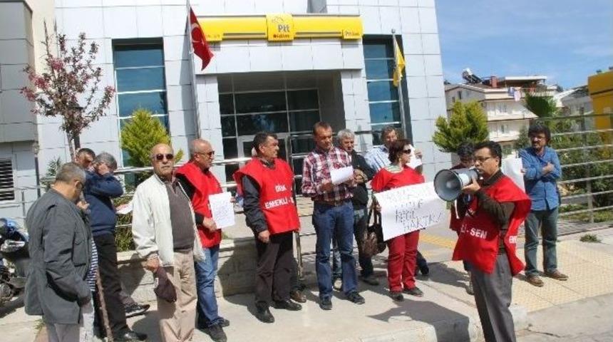 Didim&rsquo;de Emekli Sen &Uuml;yeleri Bir Maaş Promosyon İstedi