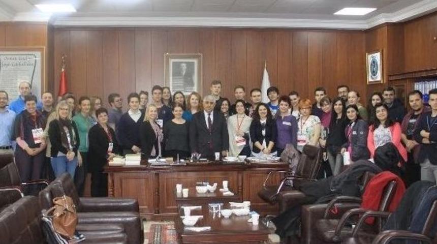 Erasmus &Ouml;ğrencileri Sorgun Belediye Başkanı Şimşek&rsquo;i Ziyaret Etti